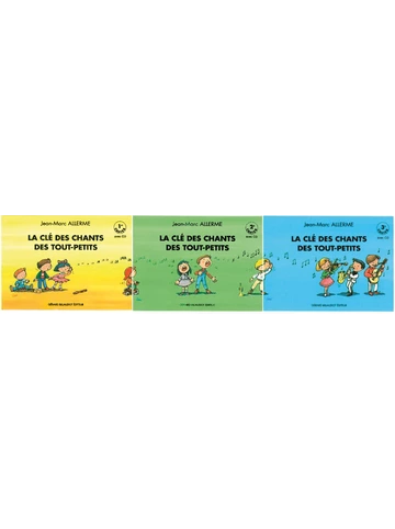 La Clé des chants des tout-petits. 3 volumes ensemble Visual